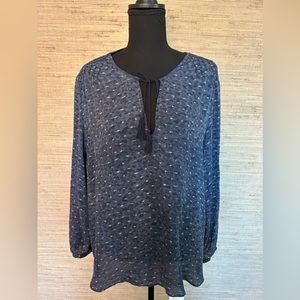 Blue Joie Silk Blouse - Size Large